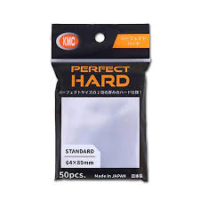 KMC Standard Sleeves - Perfect Hard (50 Sleeves)