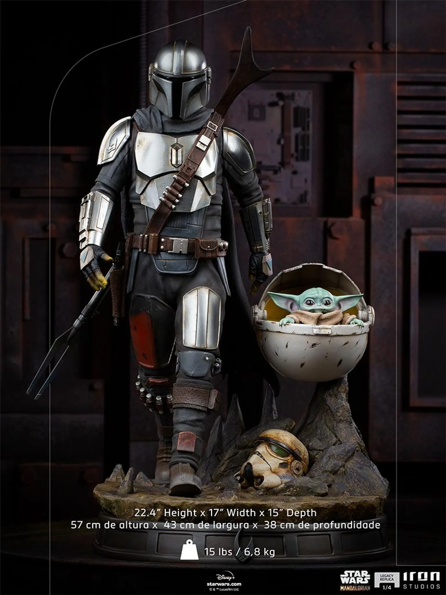 Statue The Mandalorian and The Child - The Mandalorian - Legacy Replica 1/4 Statue The Mandalorian and The Child - The Mandalorian - Legacy Replica 1/4