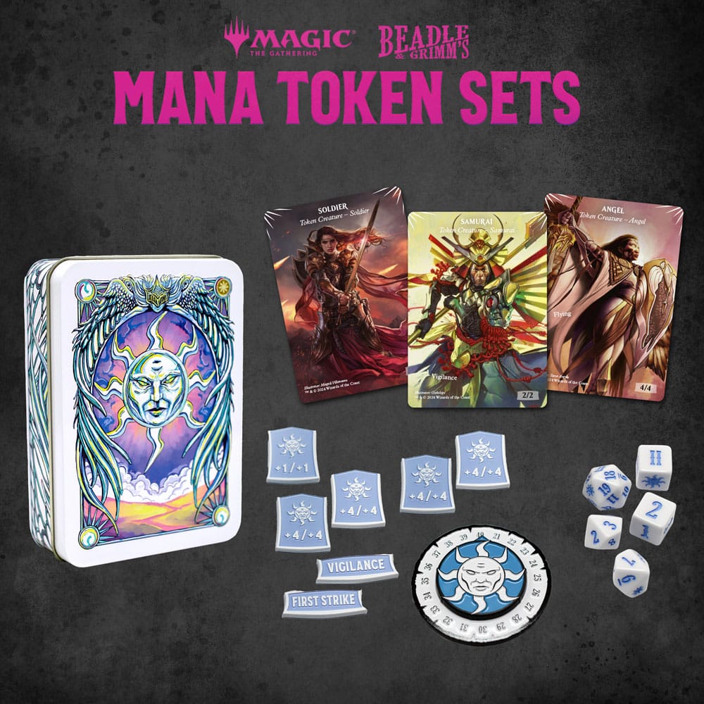 Magic the Gathering Dice and Token Pack - White Mana