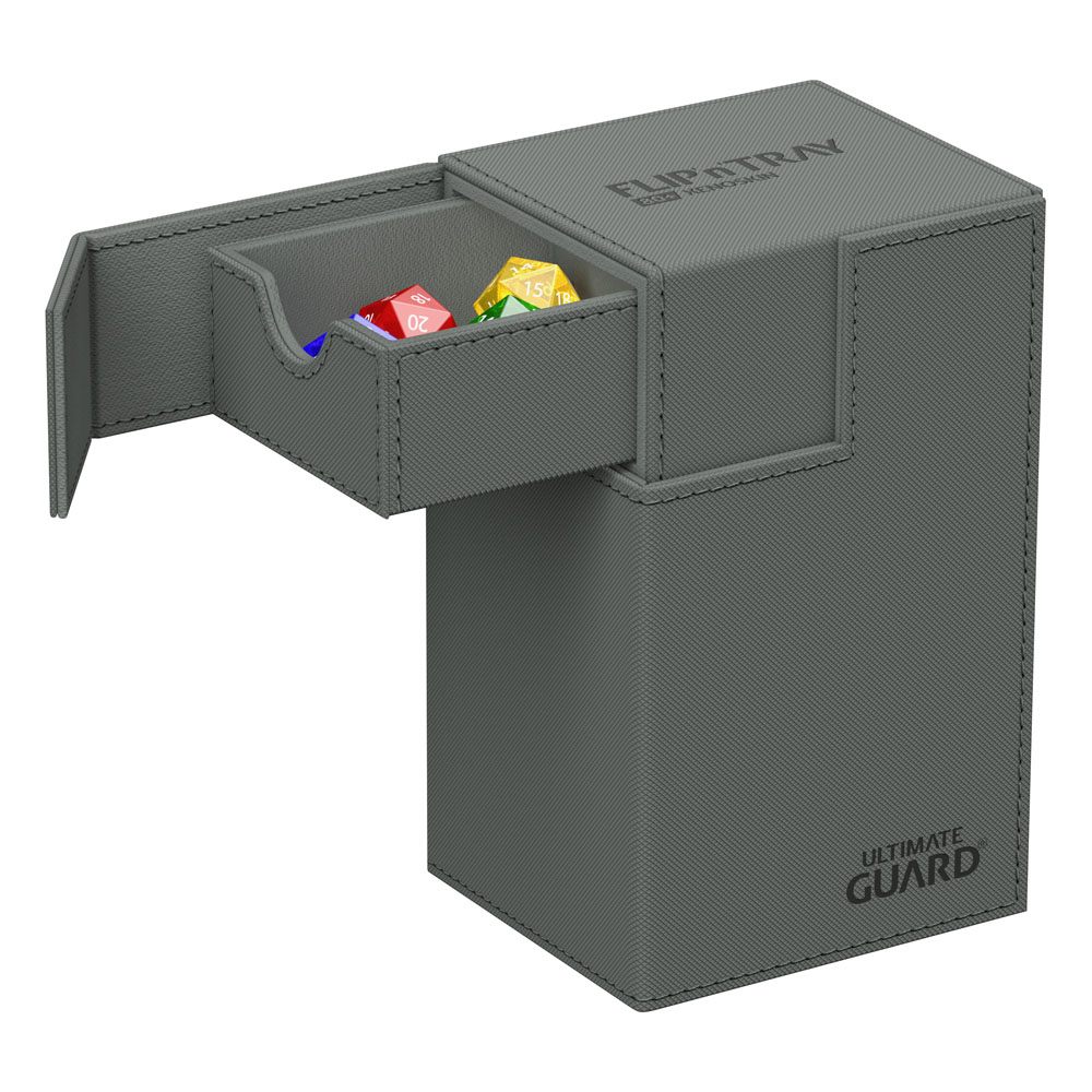 Ultimate Guard Flip`n`Tray 80+ XenoSkin Monocolor Grey Ultimate Guard Flip`n`Tray 80+ XenoSkin Monocolor Grey