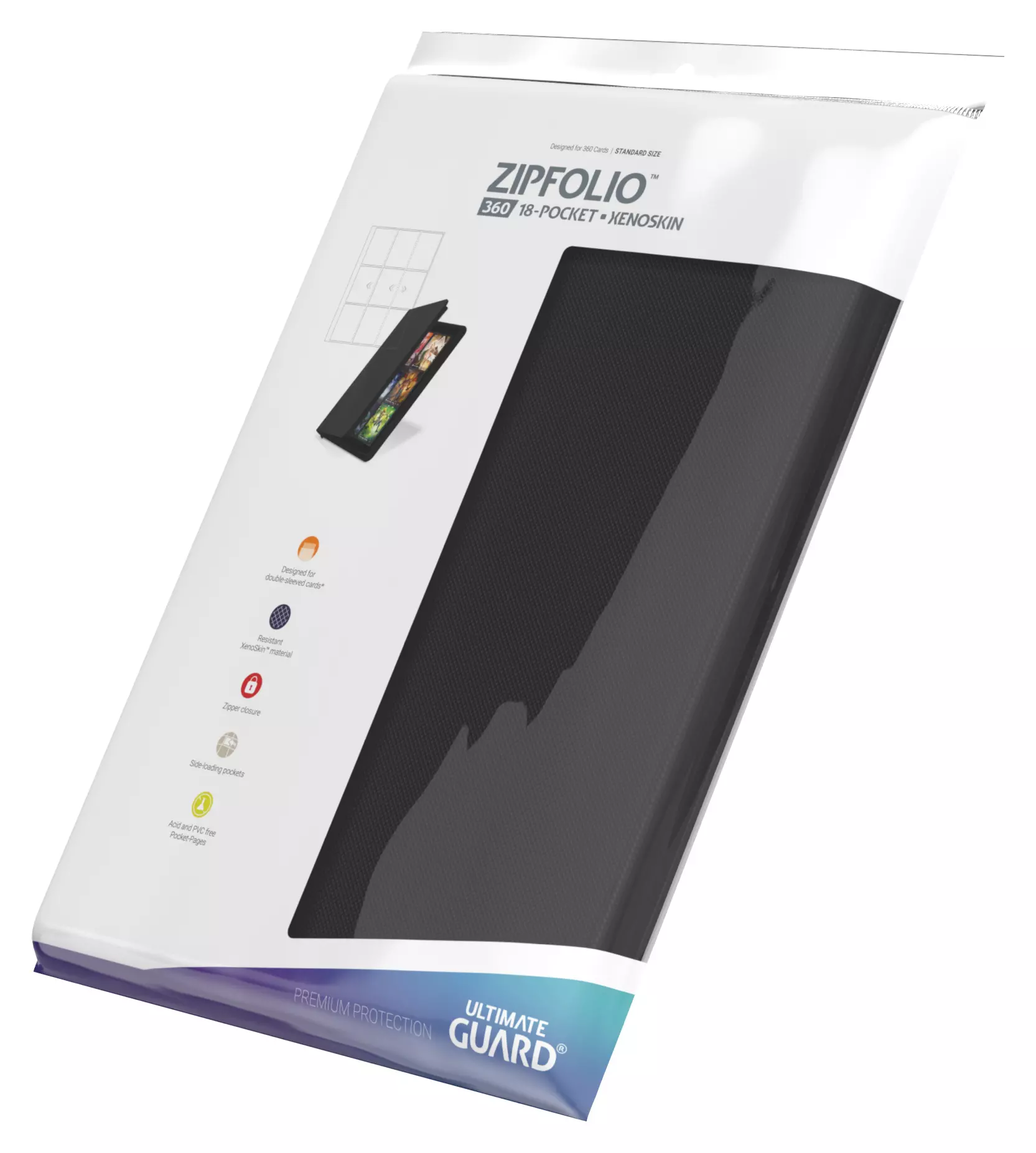 Ultimate Guard Zipfolio 360 - 18-Pocket XenoSkin Monocolor Ultimate Guard Zipfolio 360 - 18-Pocket XenoSkin Monocolor