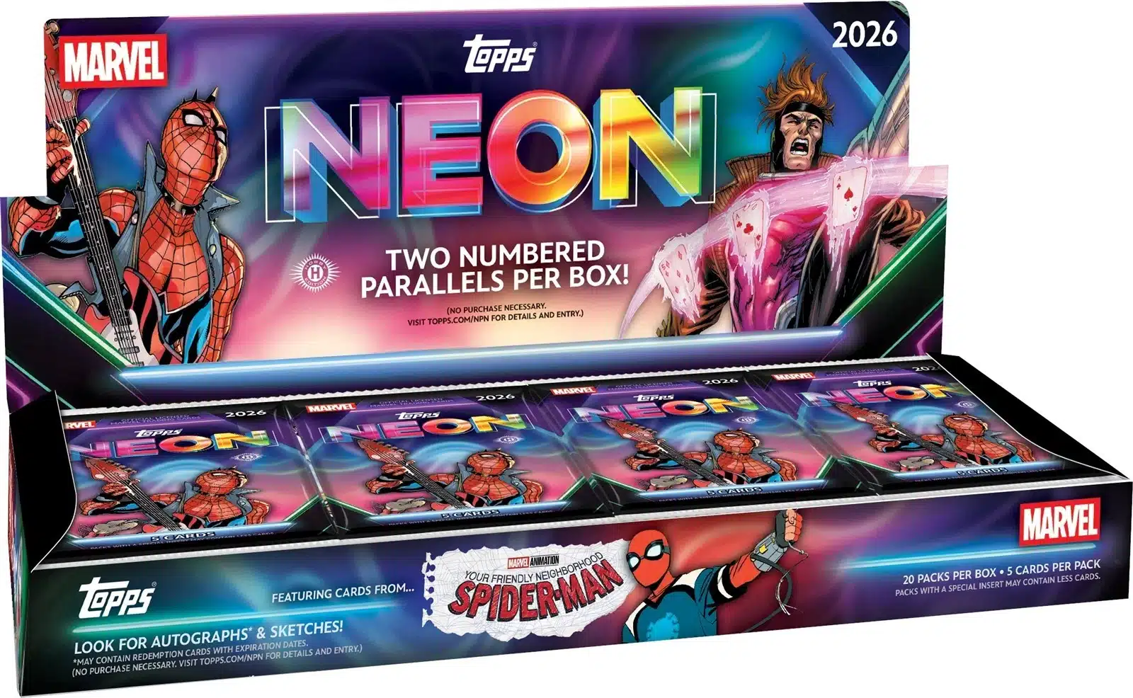 Topps 2026 Marvel Neon