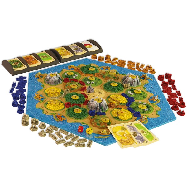 CATAN Spiel 3D Aufbau CATAN Spiel 3D Aufbau