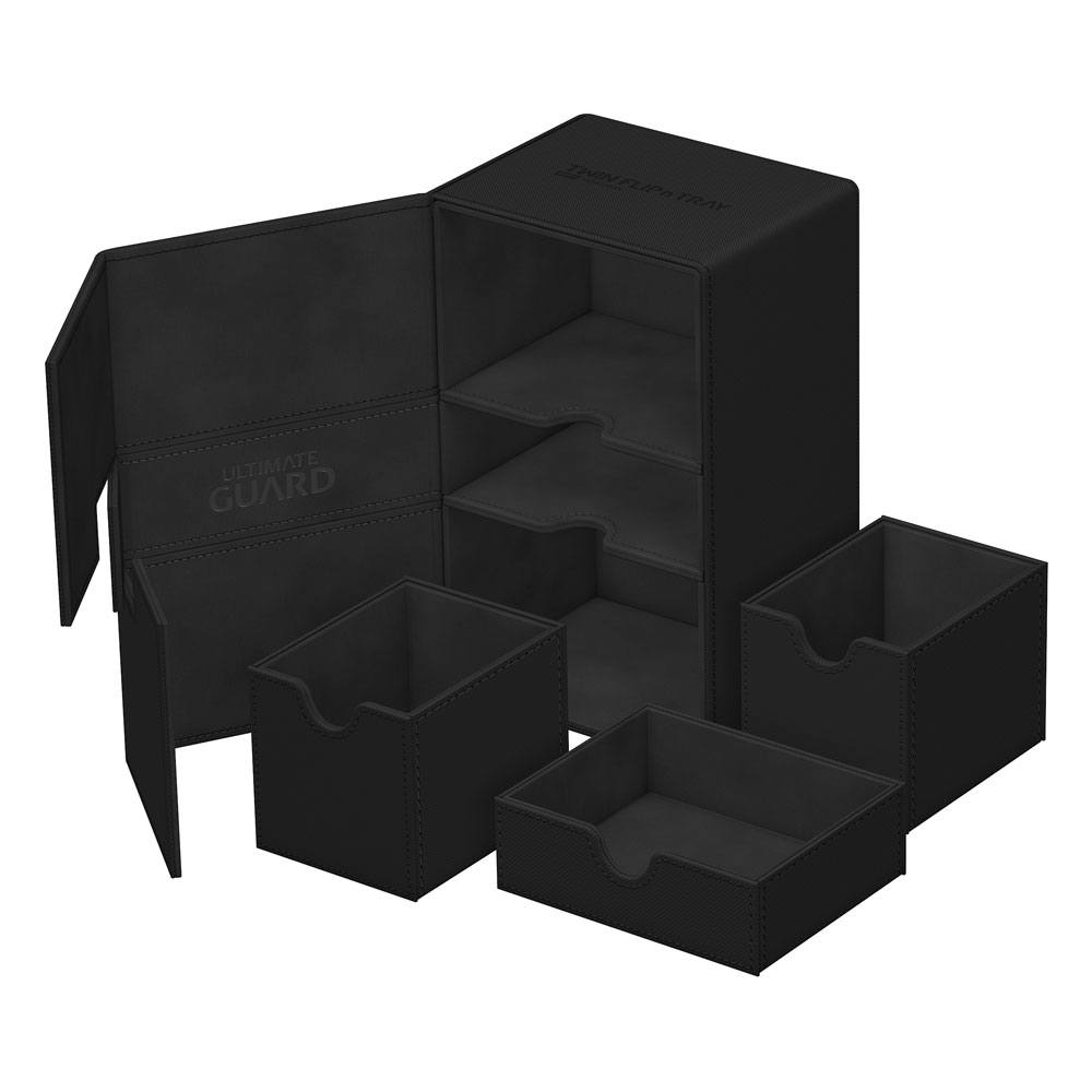 Ultimate Guard Twin Flip`n`Tray 160+ XenoSkin Monocolor Black Ultimate Guard Twin Flip`n`Tray 160+ XenoSkin Monocolor Black
