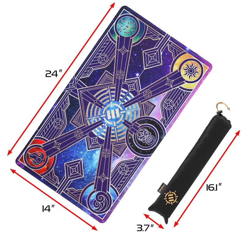 Playmat and Drawstring Travel Pouch (Stars)