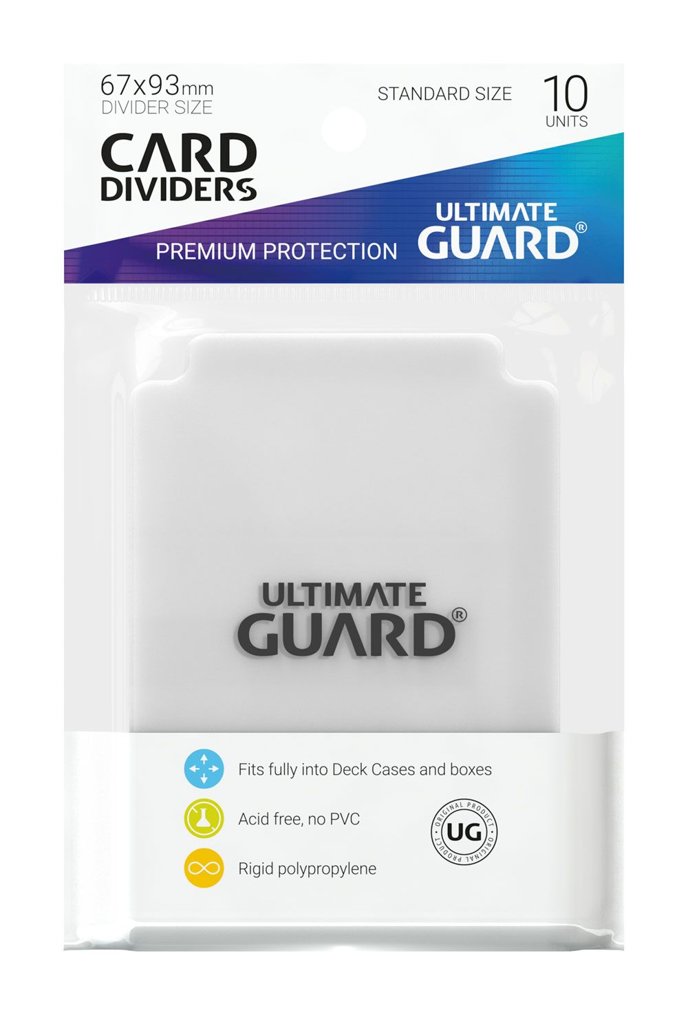 Ultimate Guard Card Divider Standard Size Transparent
