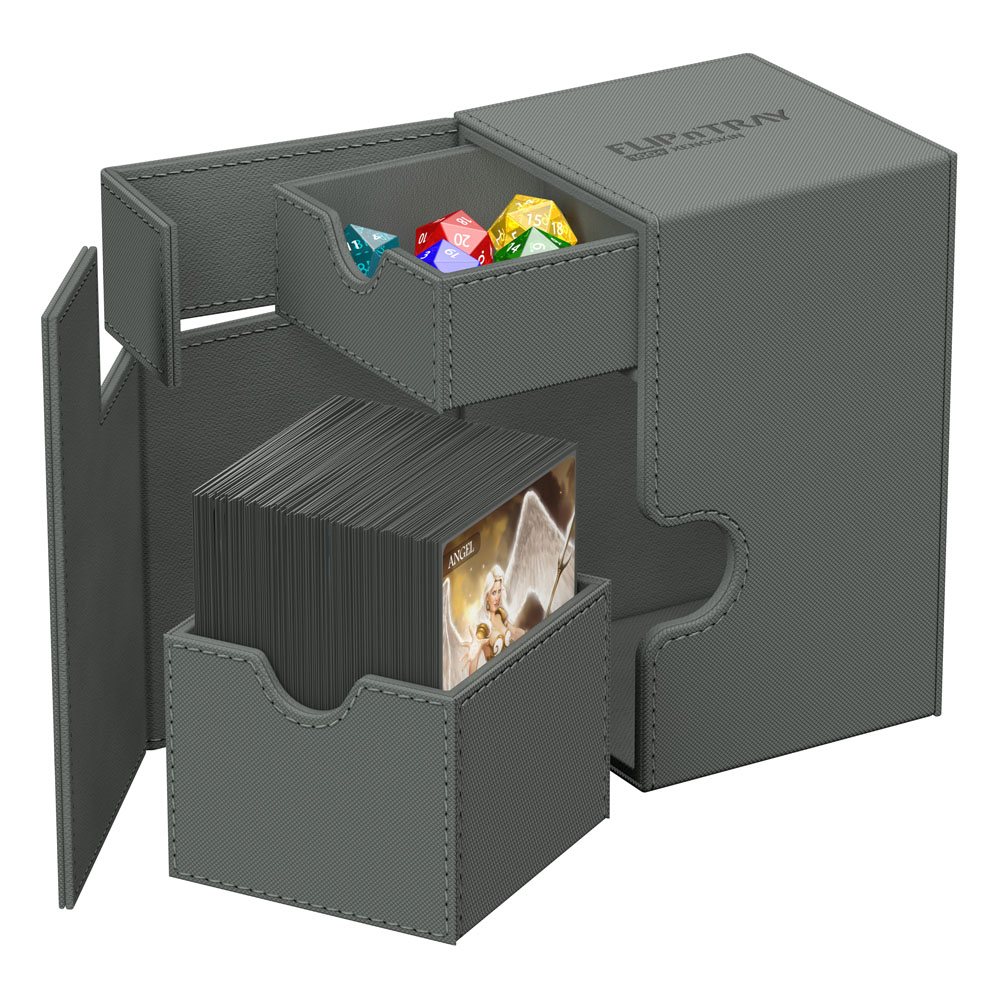 Ultimate Guard Flip`n`Tray 100+ XenoSkin Monocolor Grey Ultimate Guard Flip`n`Tray 100+ XenoSkin Monocolor Grey