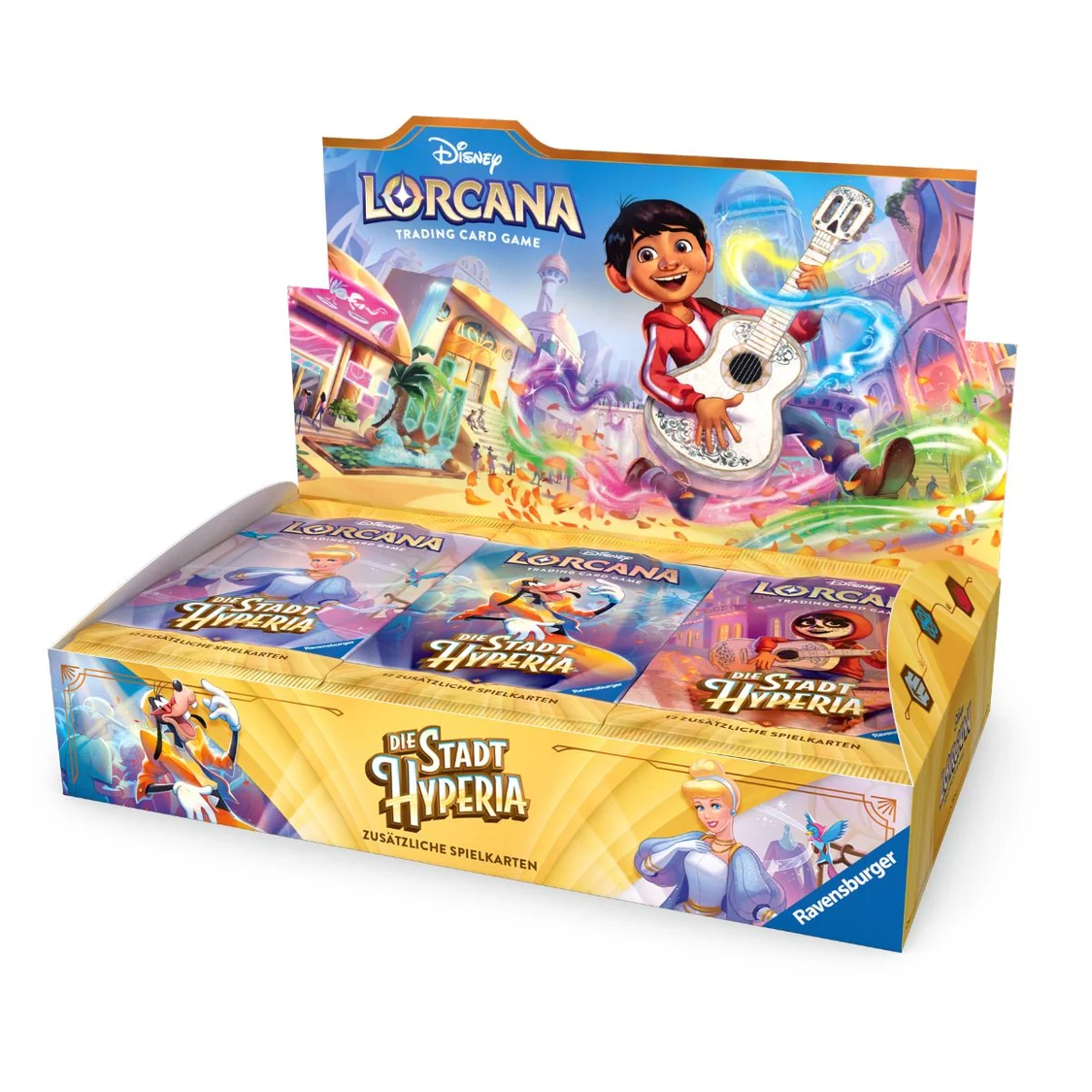 Disney Lorcana Hyperia City Booster Display