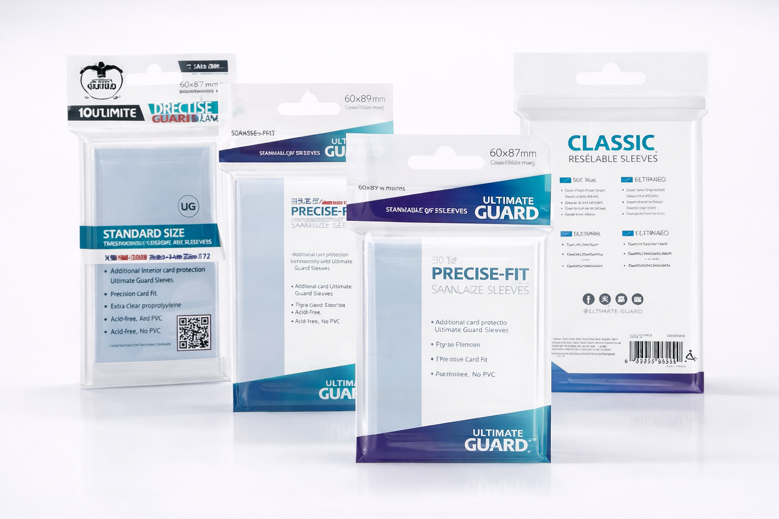 Ultimate Guard Resealable Sleeves Transparent