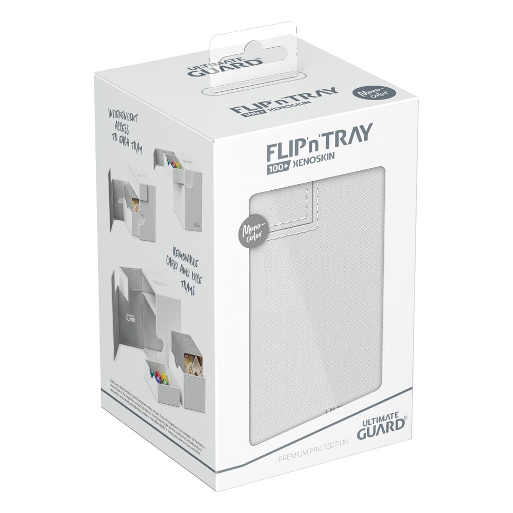 Ultimate Guard Flip`n`Tray 100+ XenoSkin Monocolor White Ultimate Guard Flip`n`Tray 100+ XenoSkin Monocolor White