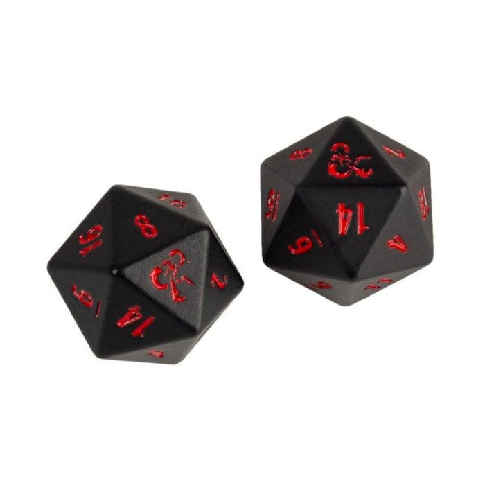 Heavy Metal D20 Dice Set for Dungeons & Dragons