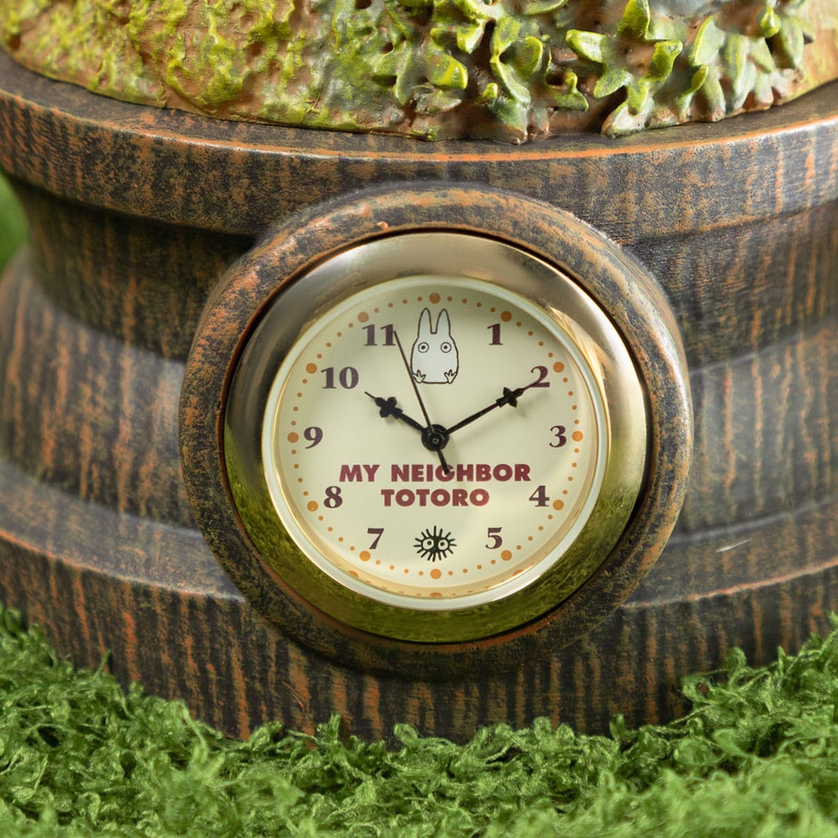 Diorama table clock Mei, Satsuki & Chatbus in the pine tree - My Neighbor Totoro