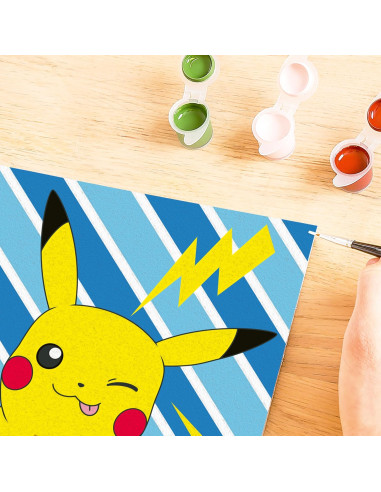 CreArt - Malen nach Zahlen - Frecher Pikachu