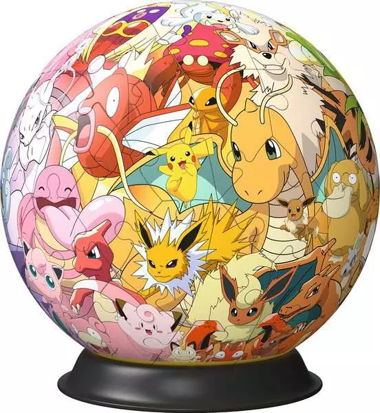 3D Puzzle Ball: Pokémon - Kanto Region