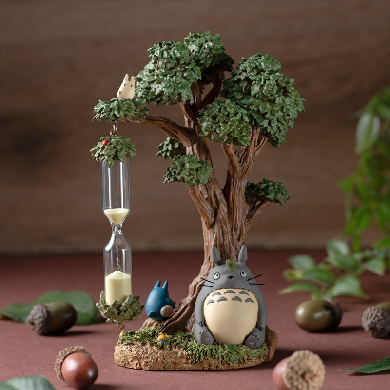 Hourglass Diorama Camphrier & Totoros - My Neighbor Totoro