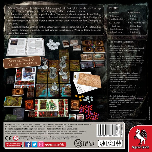 Tainted Grail Rückseite Tainted Grail Rückseite