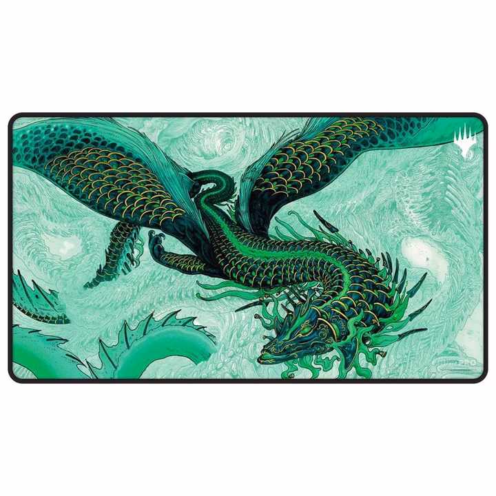 Tarkir: Dragonstorm Playmat Black Stitched