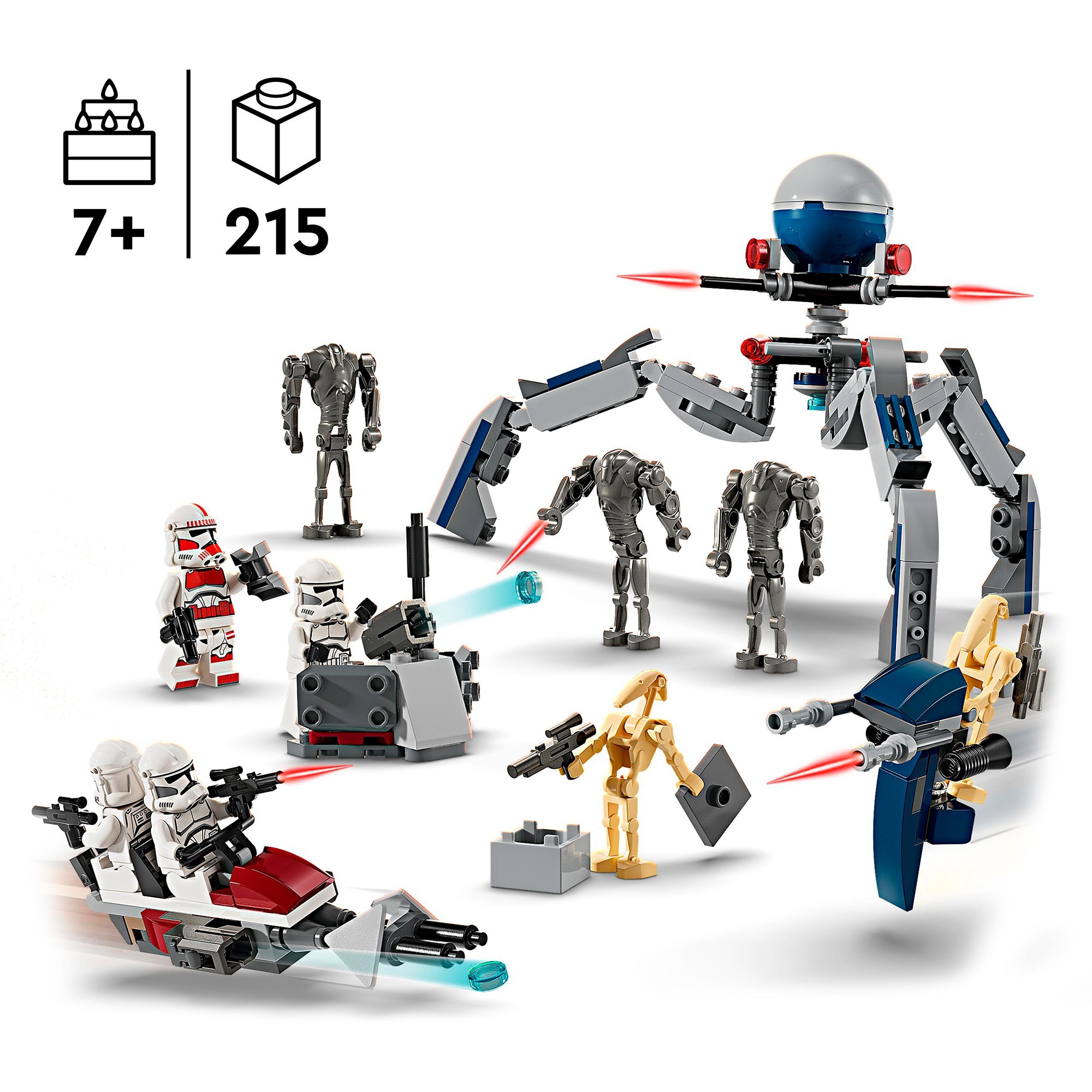 LEGO 75372 Star Wars Clone Trooper & Battle Droid Battle Pack LEGO 75372 Star Wars Clone Trooper & Battle Droid Battle Pack