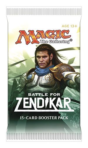 Magic the Gathering battle for zendikar mtg  draft booster