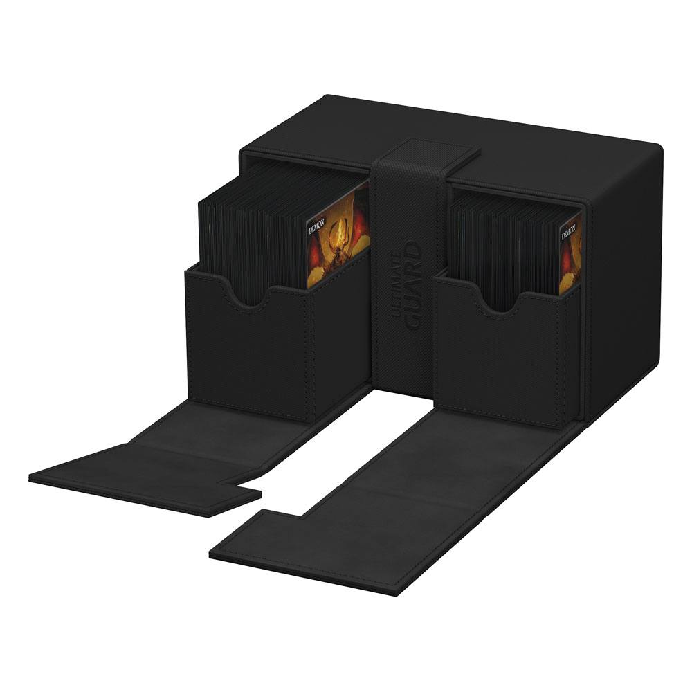 Ultimate Guard Twin Flip`n`Tray 160+ XenoSkin Monocolor Black Ultimate Guard Twin Flip`n`Tray 160+ XenoSkin Monocolor Black