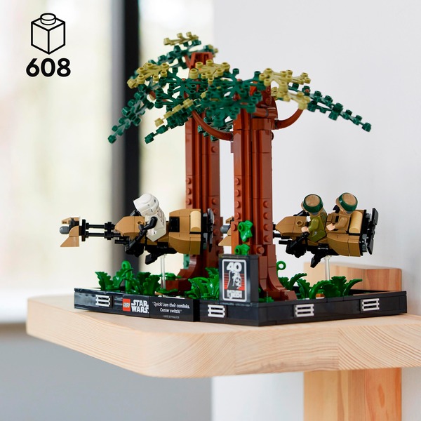 LEGO 75353 Star Wars Verfolgungsjagd auf Endor - Diorama