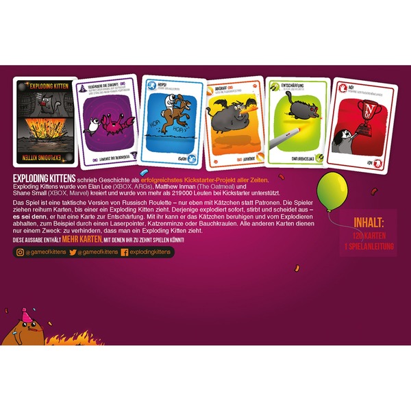Exploding Kittens Spiel Backside TwoMoons.ch