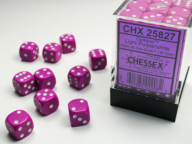 Chessex 12mm d6 Opaque Chessex 12mm d6 Opaque