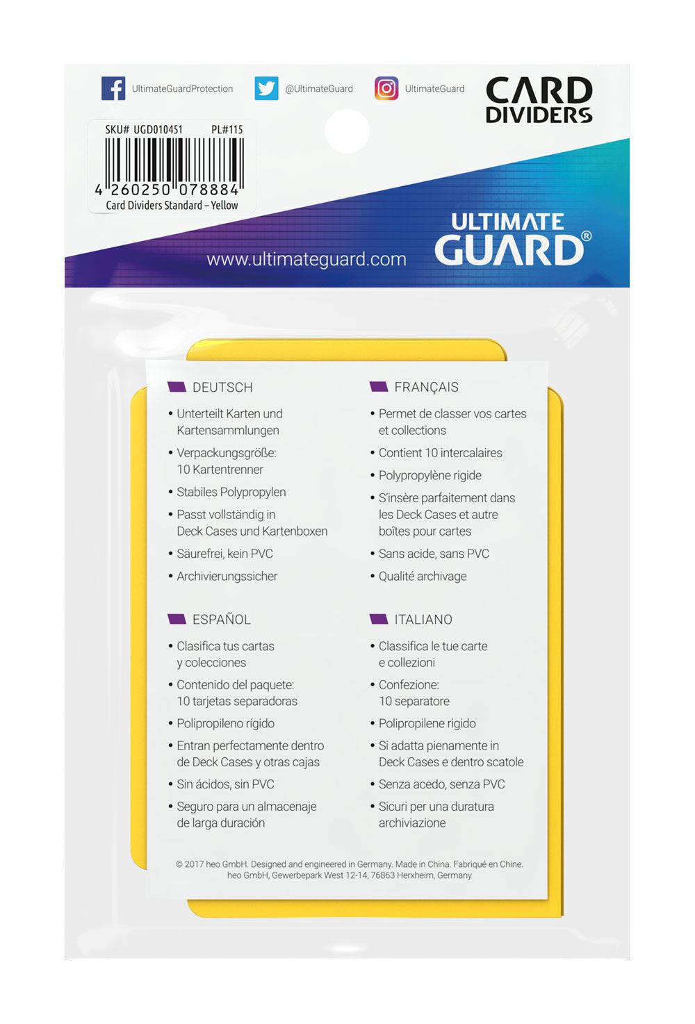 Ultimate Guard Card Divider Ultimate Guard Card Divider