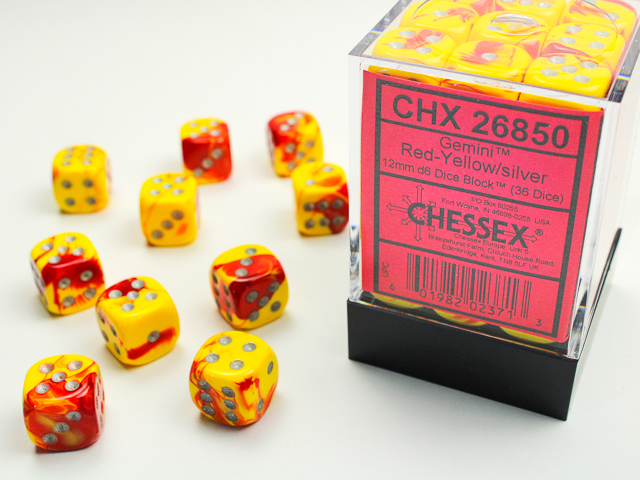 Chessex 12mm d6 Gemini Chessex 12mm d6 Gemini