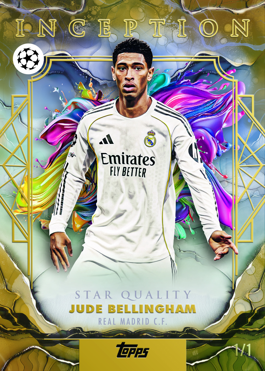 Topps Inception UEFA Club Competitions 2025/26