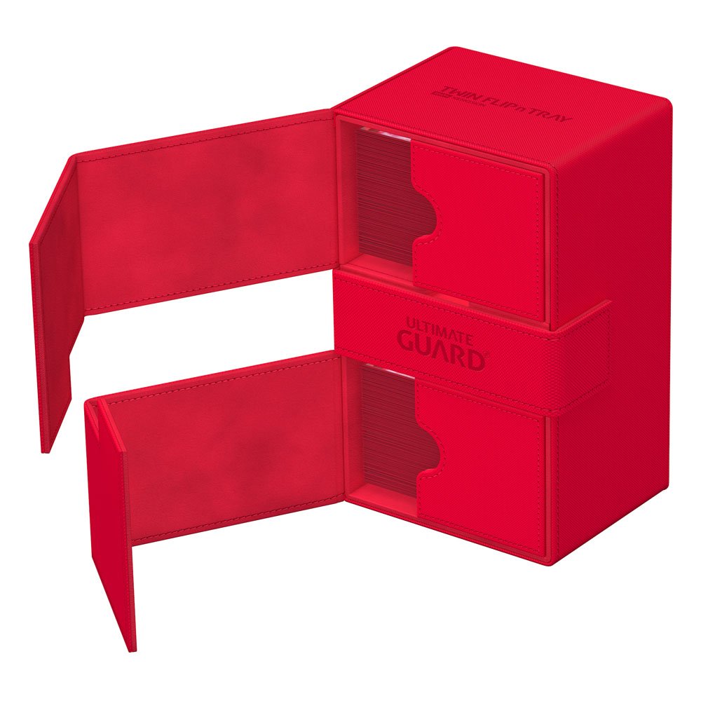 Ultimate Guard Twin Flip`n`Tray 160+ XenoSkin Monocolor Red Ultimate Guard Twin Flip`n`Tray 160+ XenoSkin Monocolor Red