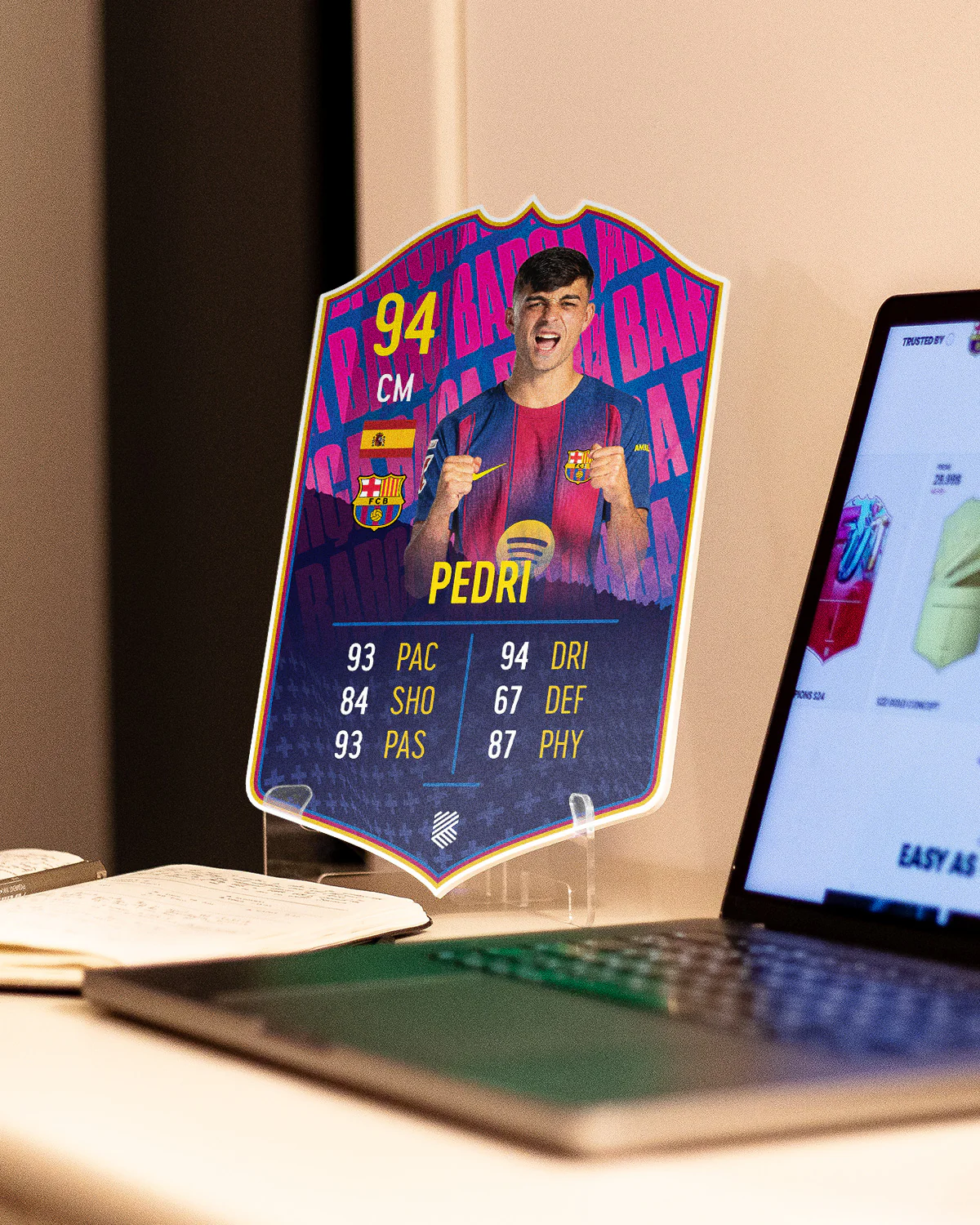 Fussball Spieler Karte - FC Barcelona