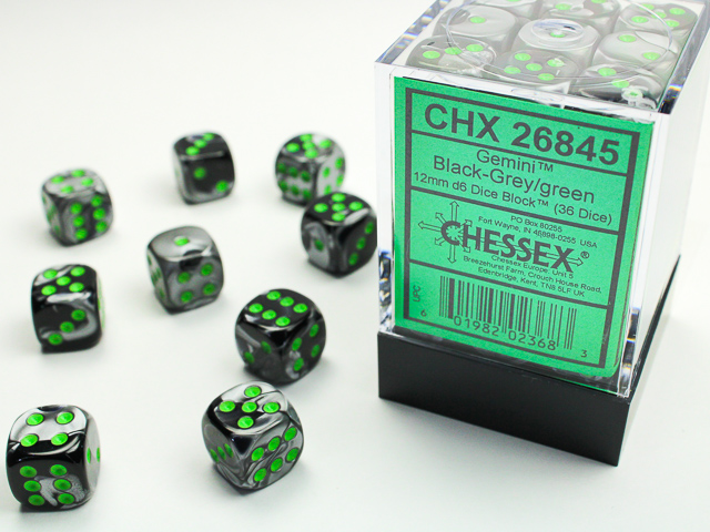 Chessex 12mm d6 Gemini Chessex 12mm d6 Gemini