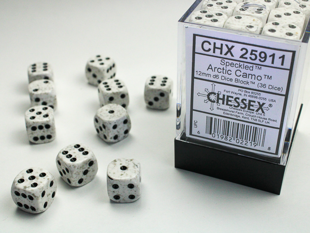 Chessex 12mm d6 Speckled