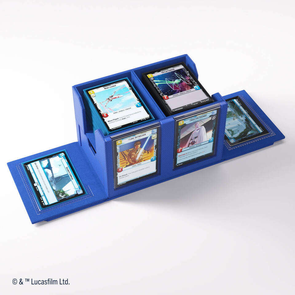 Star Wars: Unlimited Double Deck Pod - Blau Star Wars: Unlimited Double Deck Pod - Blau