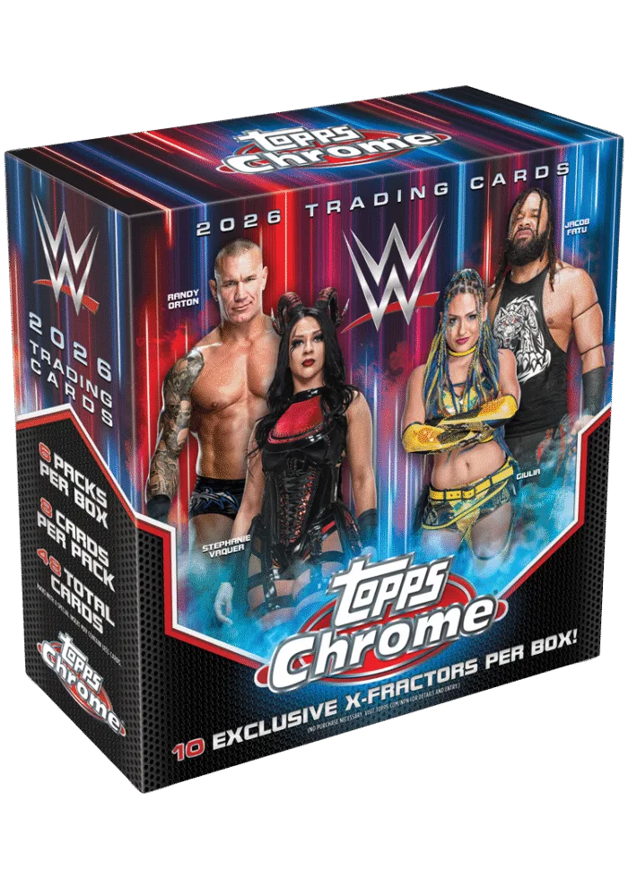 Topps Chrome 2026 WWE - Mega Box