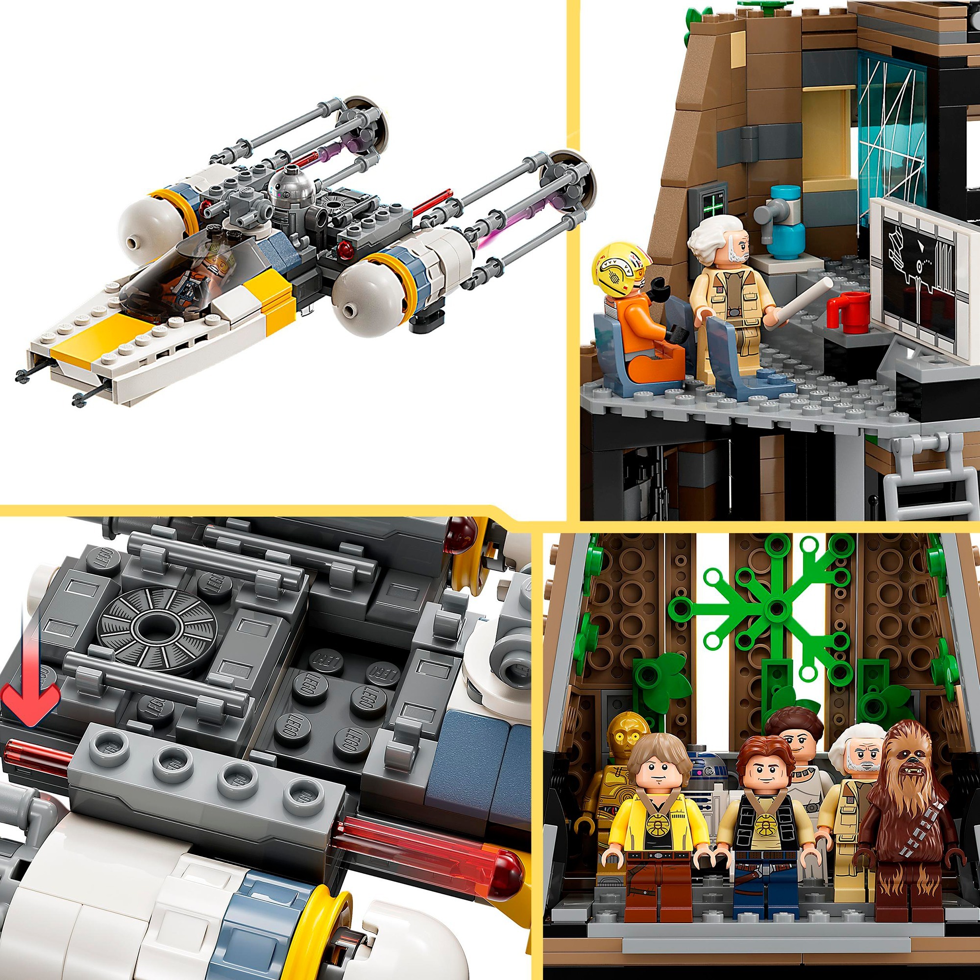 LEGO 75365 Star Wars Rebellenbasis auf Yavin 4 LEGO 75365 Star Wars Rebellenbasis auf Yavin 4