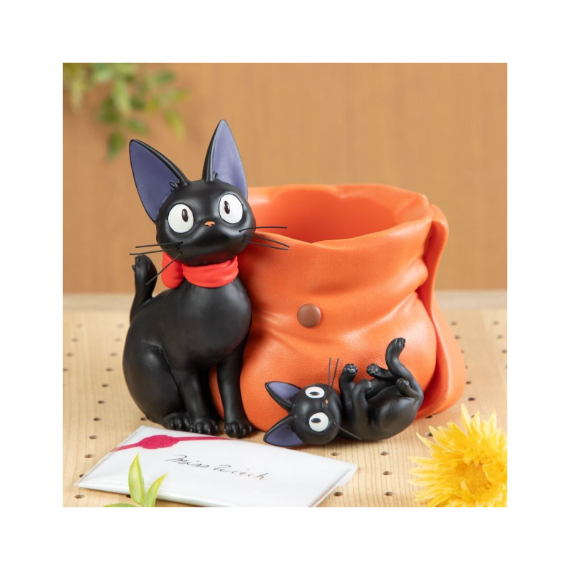 Diorama Planter Jiji and pouch - Kiki’s Delivery Service