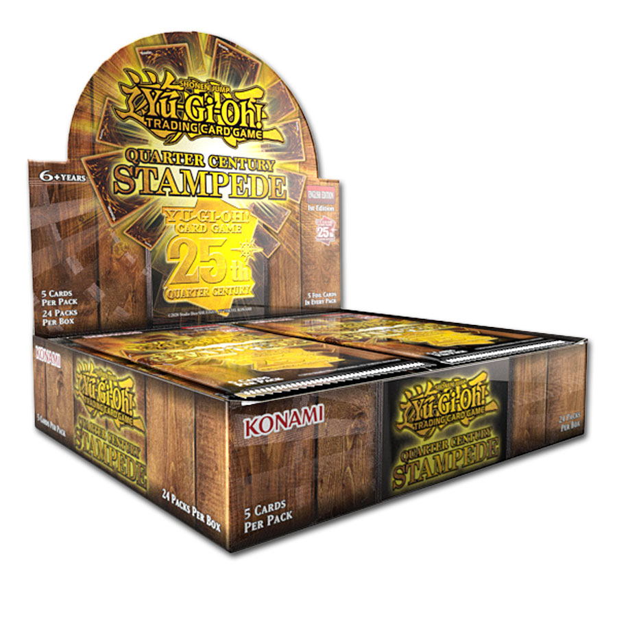 YuGiOh! Quarter Century Stampede Booster Box – Factory Sealed – KONAMI