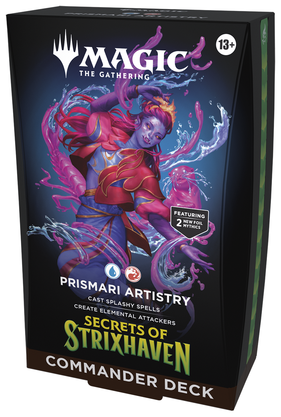 Magic The Gathering Secrets of Strixhaven Commander Deck Prismari Artistry