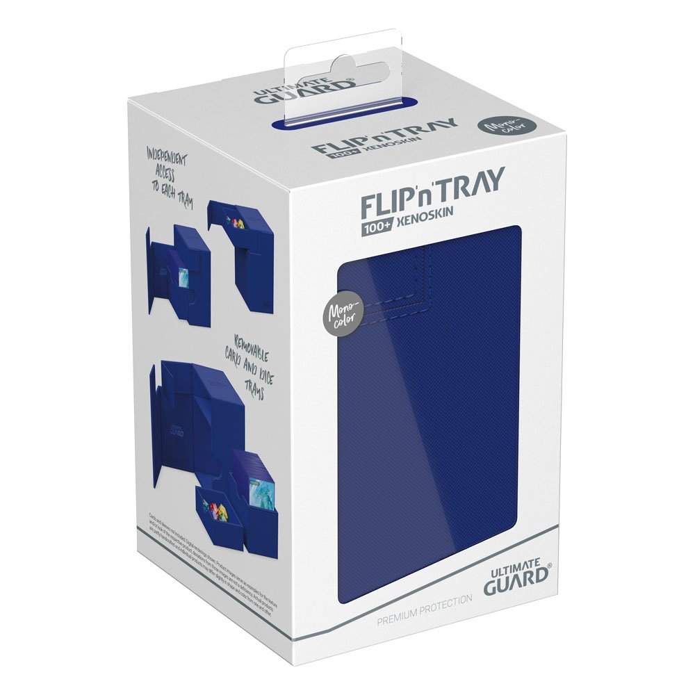 Ultimate Guard Flip`n`Tray 100+ XenoSkin Monocolor Blue Ultimate Guard Flip`n`Tray 100+ XenoSkin Monocolor Blue