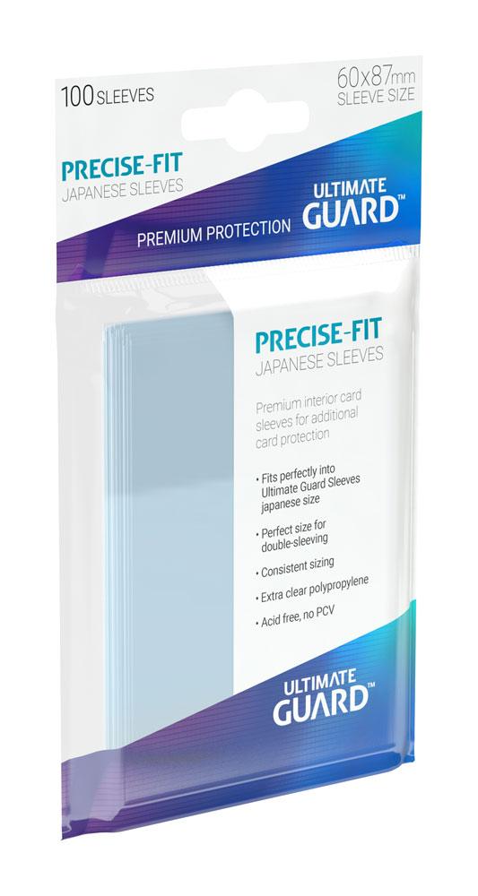 Ultimate Guard Sleeves Transparent Precise-Fit Japanese Size Ultimate Guard Sleeves Transparent Precise-Fit Japanese Size