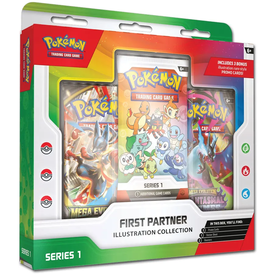 Pokémon First Partner Illustration Collection Series 1