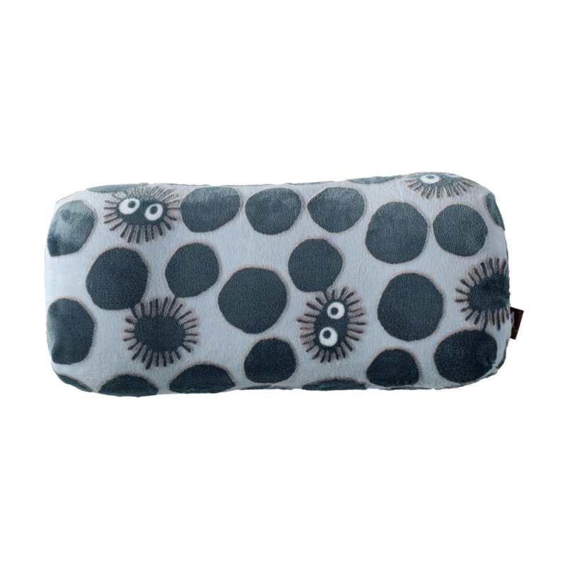 Opalised block cushion Soot Sprite silhouette - My Neighbor Totoro
