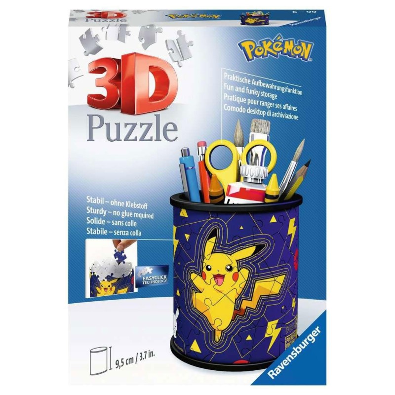 3D Puzzle: Stiftebox Pokémon