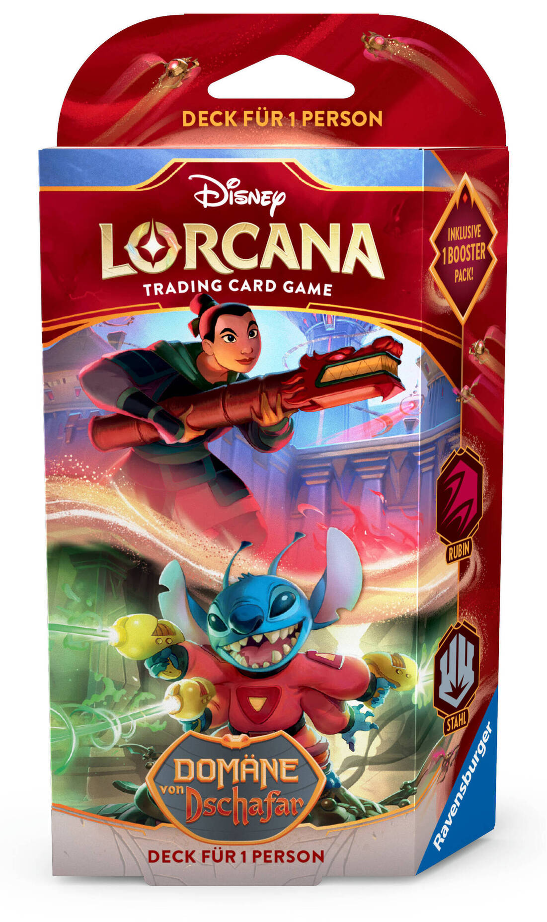 Lorcana: Reign of Jafar Starter Deck 2 Rubin & Stahl Lorcana: Reign of Jafar Starter Deck 2 Rubin & Stahl