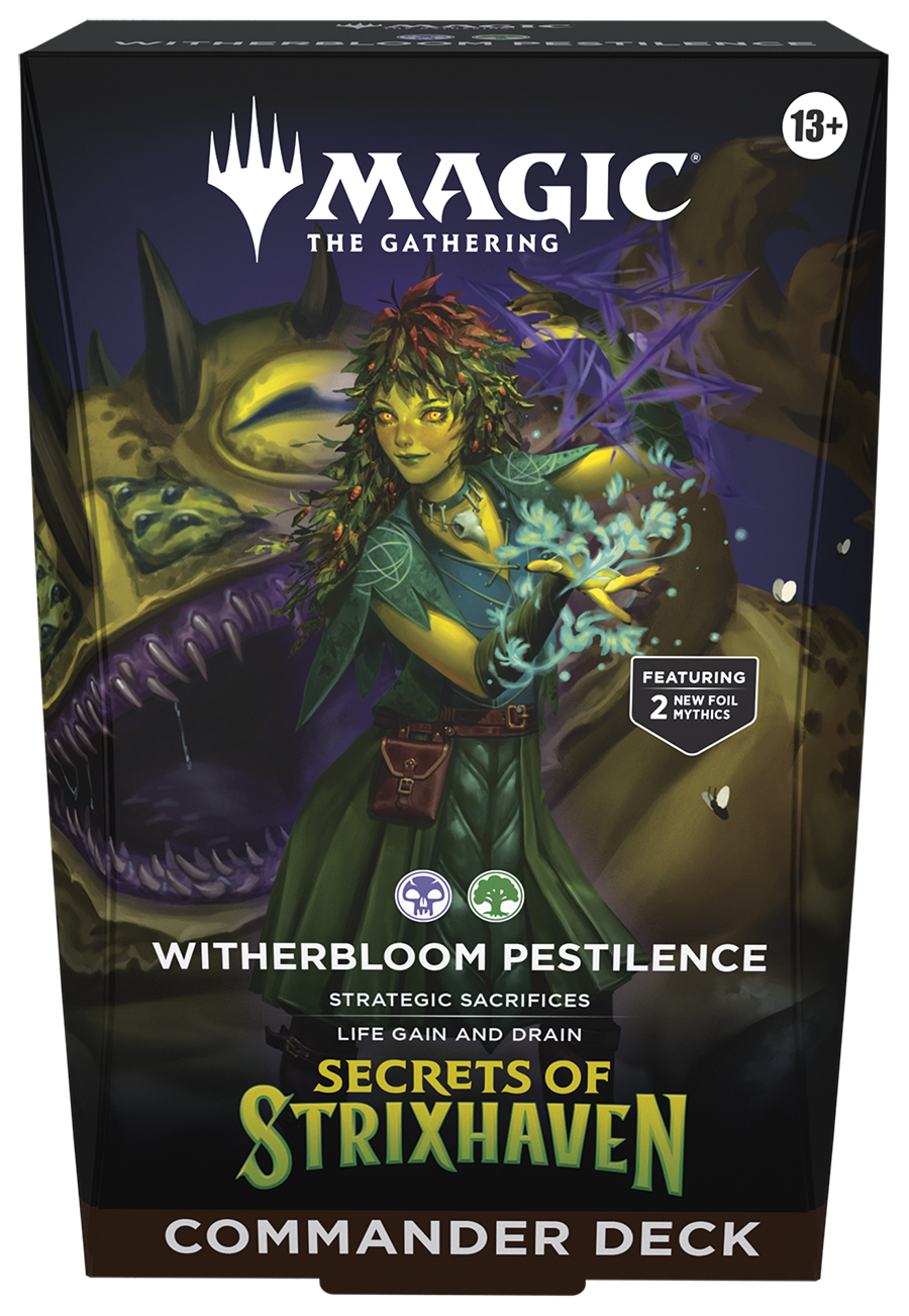 Magic The Gathering Secrets of Strixhaven Commander Deck Witherbloom Pestilence