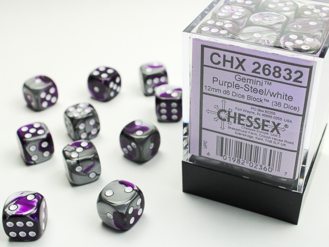 Chessex 12mm d6 Gemini Chessex 12mm d6 Gemini