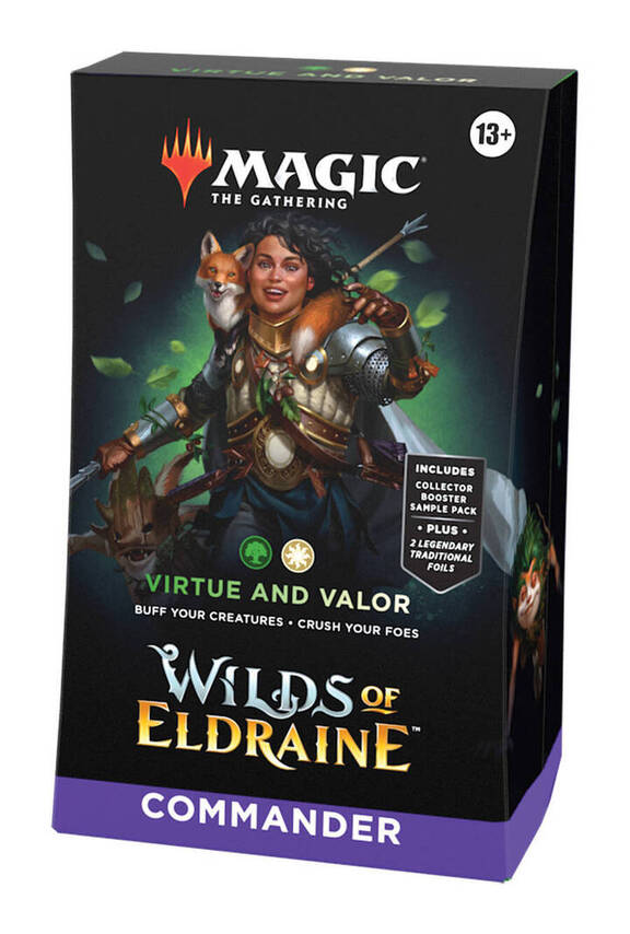 Virtue and Valor - Wilds of Eldraine Commander Virtue and Valor - Wilds of Eldraine Commander