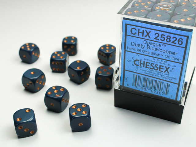 Chessex 12mm d6 Opaque Chessex 12mm d6 Opaque